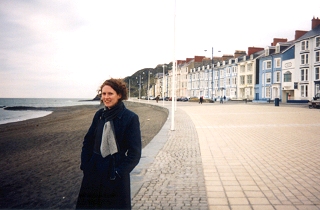 Josephine in Aberystwyth.