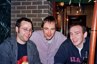 Dara, Colm and Ronan at GECCO in Seattle, 2004.