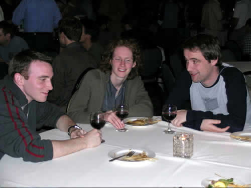 Ronan, Josephine and Colm at GECCO 2004, Seattle. 